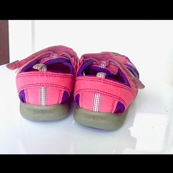 PEDIPED Flex Sahara Fuchsia/Lavender Sandals SIZE: US7.5-8/ EU 24 - Picture 3 of 6